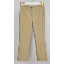 Sentez Bej Renk Milano Boru Paça Pantolon