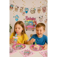 Dodomar Labubu Temalı Peç+Taba+Bard+Pip+Ban+Sark Set