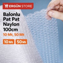 Ergün Store Balonlu Naylon Balonlu Poşet Patpat Havalı Naylon Eşya Taşıma 100 cm (10-50 Metre)