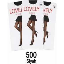 Lovely 3'lü Ince Külotlu Çorap