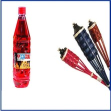 abnturk Renkli Sıvı Yakıt Kokusuz Kandil Meşale Yakıtı