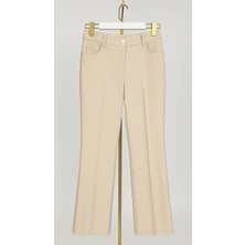 Sentez Renk Ispanyol Paça Pantolon