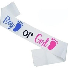 Dodomar Kuşak Boy Or Girl Cinsiyet Part.saten Üstü Pembe M