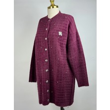 Nuss Bordo Renk Hırka