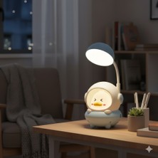 Dodomar Şarjlı LED Masa Lambası Kalemlikli - Çift Fonksiyonlu Masa Lambası