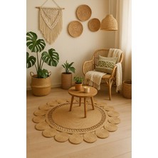 Espera Home Design Üt,yuvarlak Halı, Salon, Mutfak, Yatak Odası Halısı, Banyo Paspas, Papatya Hediyelik Paspas