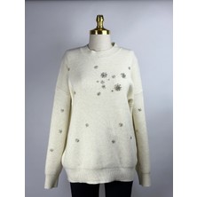 FUAT GÜRSEN Fuat Gürşen Ekru Renk Tunik Kazak