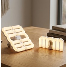 30W Katlanabilir Flower LED Ampul - 2700 Lümen Beyaz Işık 6500K E27 Duy Ampul