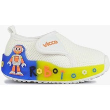 Vicco Jeli Işıklı Unısex Günlük Ayakkabı Beyaz/orange 19-21 Numara