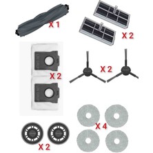 Lin Grup Dreame D20 Ultra Robot Süpürge Uyumlu Yedek Parça Seti ;