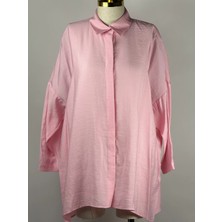 Nuss Şeker Pembe Renk Gömlek