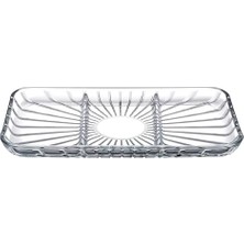 Pucutun Elegant Bölmeli Dikdörtgen Tabak 162X276 mm 000-SEFFAF 1 Ofsethediyelik Kutu 6 Paşabahce