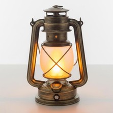 Trm Ulbay Nostaljik Kamp Lambası Acil Durum Işığı Şarjlı LED Gaz Lambası