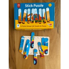 Dikkat Atölyesi Yayınları Stick Puzzle Çubuklu Çift Taraflı Yapboz