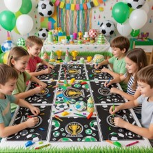 Dodomar Beşikt Bjk Boyama Aktiviteli Parti Sunum Altlığı 8'li Set