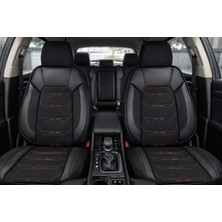 Işıltı Design Premium Keten Oto Koltuk Kılıfı Ortopedik Destekli