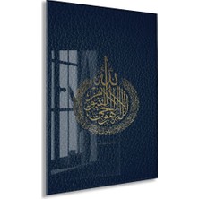 Kelime-I Tevhid Hat Sanatı | Islami Cam Tablo - PEONYDINI122