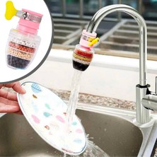 Twin Store® 6 Katmanlı Musluk Ucu Filtreli Su Tasarruflu Hijjenik Musluk Başlığı