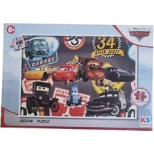 KS Games 100 Parça Cars Puzzle - Çocuklar Için Eğitici Yapboz