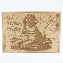 Sefenks Motifli Drybrush Paleti, Mdf Üzeri Lazer Kazıma, 21X30 Cm.