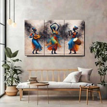 Artprinta Etnik Müzisyenler Kanvas Tablo – Modern  Duvar Dekoru