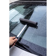 Işıltı Design Su Emici Süngerli Çekçekli Pratik Oto Cam Silme Aparatı