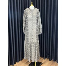 Nuss Vizon Renk Elbise