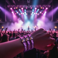 Dodomar K-Pop Huntrix Demon Hunter 3'lü Çıtçıtlı Bileklik 18 cm