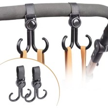 Twin Store® 2'li Bebek Arabası, Motor, Bisiklet Eşya Taşıma Aparatı Plastik Kanca