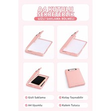 Umix A4 Pp Kutulu Sekreterlik Pembe 51013839 | Kapaklı Evrak Taşıma Dosyası | Kalem Bölmeli