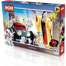 KS Games 100 Parça 101 Dalmaçyalı Puzzle - Çocuklar Için Eğitici Yapboz