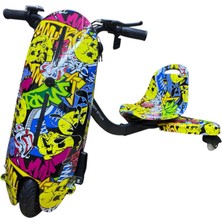 Drift Car Elektrikli Scooter Hoverboard Oturaklı Kaykay Bluetooth Hoparlörlü Rs-R1