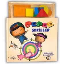  peppee mıknatıslı kitap şekiller