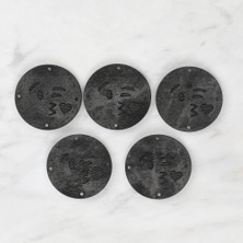 Mcg Loren Crafts Figürlü Deri Arma 5 Adet  - 1509