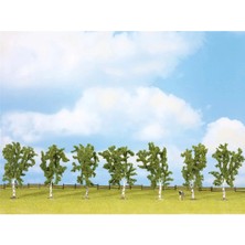 Noch 25096 Huş Ağaçları, 10 Cm. 7 Adet, Diorama Malzemesi