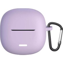 Nanospace Xiaomi Redmi Buds 8 Lite Ile Uyumlu Kancalı Renkli Silikon Kılıf