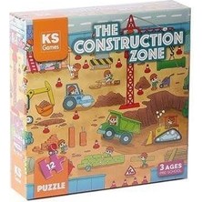KS Games The Construction Pre-School Puzzle - Okul Öncesi Eğitici Yapboz