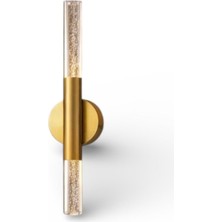 Elizim Home Lighting Su Damlası Gold Ledli Şarjlı Aplik