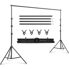 AZT 200X300CM 2X3MT Fon Perde Tutucu Background Backdrop Taşıma Çantalı Çekim Standı