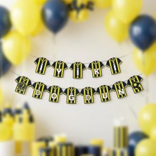 Dodomar Iyi Ki Doğdun Harf Afiş Champion Sarı Lacivert Fener Fb