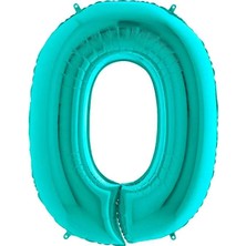 Dodomar 0 Rakam 40 Inç 100CM Tiffany Mavi