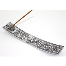 EkoAlışverişDünyam Metal Kayık 7 Çakra (Chakra) Tütsülük