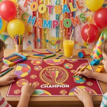 Dodomar Galatasa Gs Boyama Kitabı Aktiviteli Parti Sunum Altlığı 8'li Set