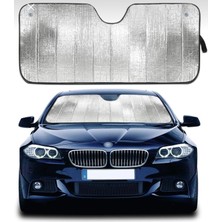 Markaflex Araba Ön Cam Güneşliği Metalize Parlak Alüminyum Oto Güneşlik