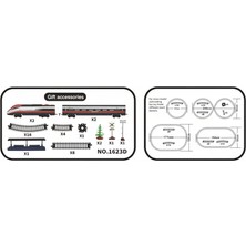 Tufy Toys Yüksek Hızlı Oyuncak Tren Seti