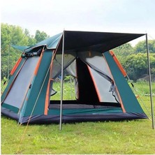 Nurcamp 4 Kişilik Tenteli Otomatik Kamp Çadırı 215X215X145