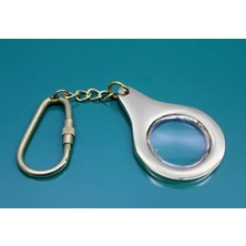 EkoAlışverişDünyam Pirinç Büyüteç Anahtarlık Mini Boy