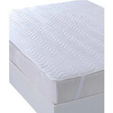 Evony Kapitoneli Sıvı Geçirmez Yatak Koruyucu Alez 140X200 cm Tek Kişilik Köşe Lastikli