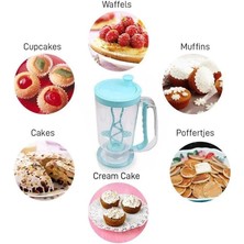 EkoAlışverişDünyam Pancake Machine Mikser Krep Makinesi Hamur Dağıtıcı Mekanizmalı