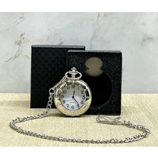 EkoAlışverişDünyam Özel Kutulu Gümüş Köstekli Saat